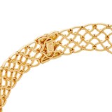 Betteridge Estate 18k Yellow Gold Woven Graduated Collar Necklace 16"