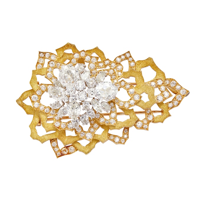 Betteridge Estate 18k Yellow Gold 12.90cttw Diamond Pin