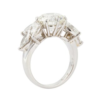 Vintage And Estate Jewelry Platinum 5.90cttw Diamond Ring - Size 6.25 Vintage And Estate Jewelry Platinum 5.90cttw Diamond Ring - Size 6.25