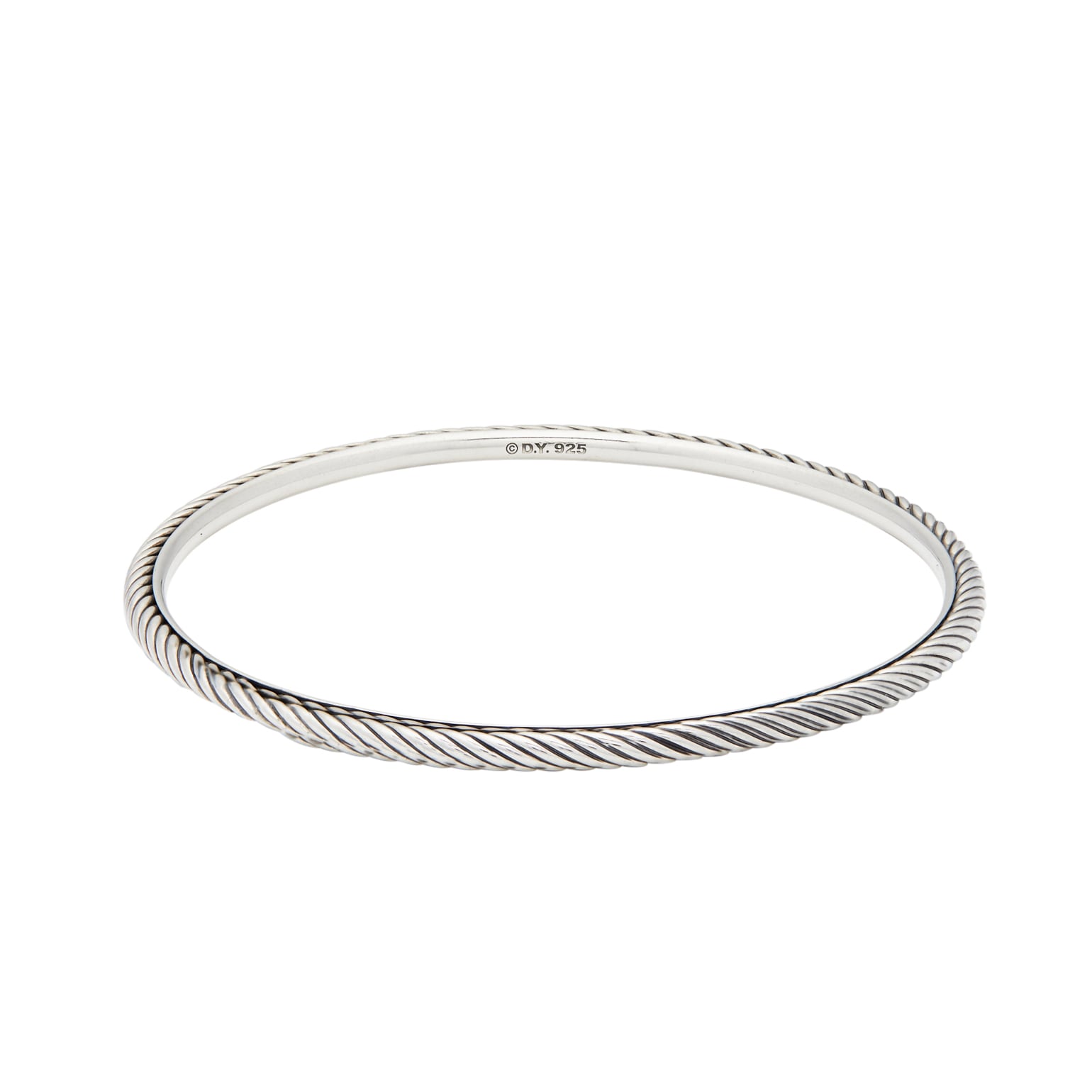 Vintage And Estate Jewelry Sterling Silver David Yurman Bangle