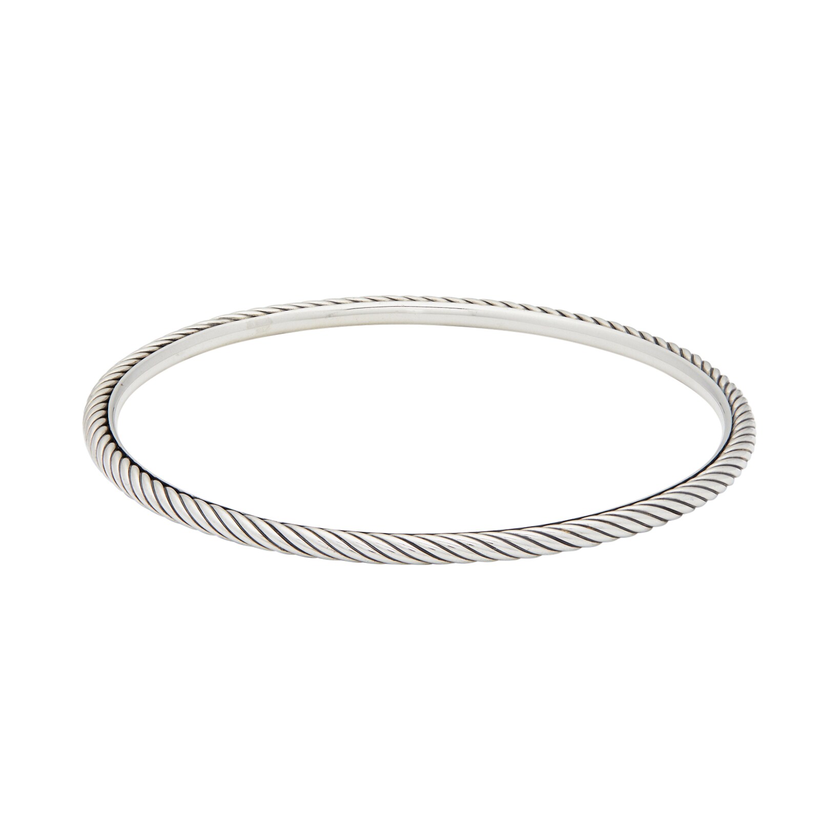 Vintage And Estate Jewelry Sterling Silver David Yurman Bangle