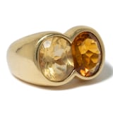 Vintage And Estate Jewelry Pre-Owned 18K Yellow Gold Seaman Schepps Citrine Ring - Size 6