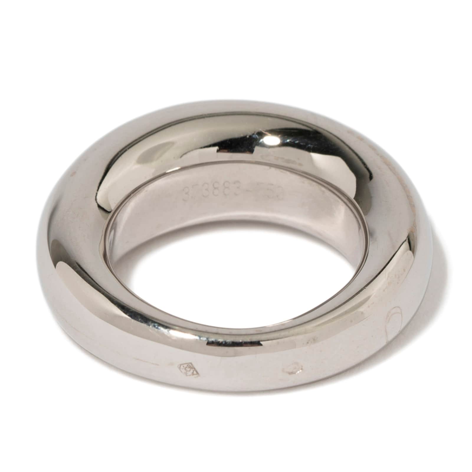 Vintage And Estate Jewelry 18K White Gold Chaumet Ring - Size 6.75