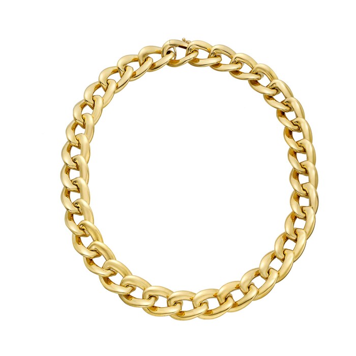 Betteridge 18k Yellow Gold Curb Link Necklace