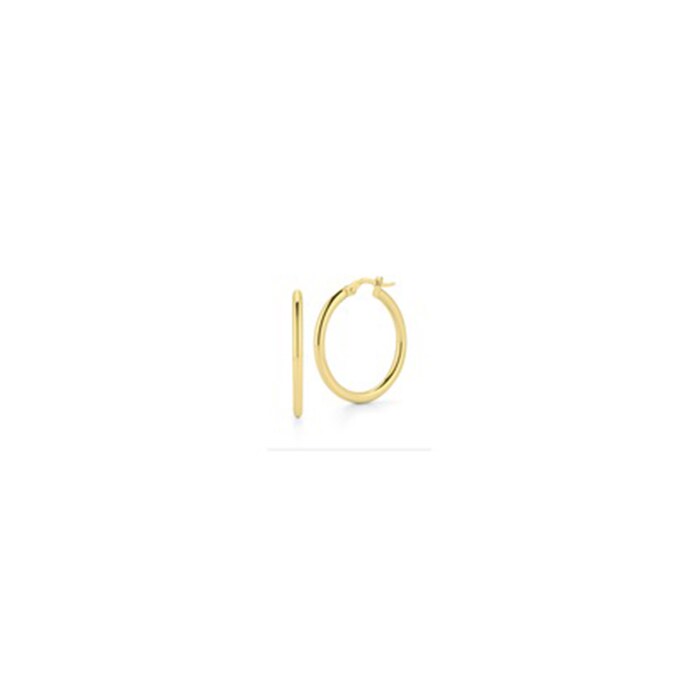Roberto Coin 18k Yellow Gold 25mm Round Hoop Earrings