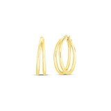 Roberto Coin 18k Yellow Gold 30mm Oro Double Hoop Earrings