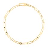 Roberto Coin 18k Yellow Gold Oval Link Bracelet