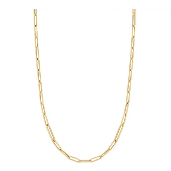 Roberto Coin 18k Yellow Gold Paperclip Link Necklace