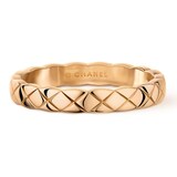 Chanel 18k Beige Gold Coco Crush Mini Band Size 3.25