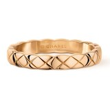 Chanel 18k Beige Gold Coco Crush Mini Band Size 4