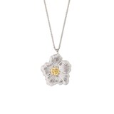 Buccellati Sterling Silver Blossoms Large Flower Pendant