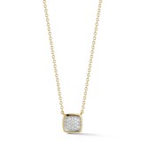 A & Furst 18k Yellow Gold Gaia 0.18cttw Pave Diamond Pendant 18"