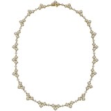 Betteridge 18k Yellow Gold 12.00cttw Diamond Cluster Necklace