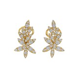Betteridge 18k Yellow Gold 1.54cttw Diamond Spray Earrings