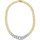 Betteridge 18k Yellow and White Gold 1.79cttw Diamond Graduated Curb Link Necklace