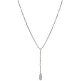 Betteridge 18k White Gold 0.40cttw Pave Diamond Y Drop Necklace