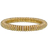 Betteridge 18k Yellow Gold 2.50cttw Diamond Rondelle Stretch Bracelet