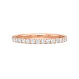 Betteridge 18k Rose Gold 0.50cttw Brilliant Cut Diamond Eternity Band Size 6