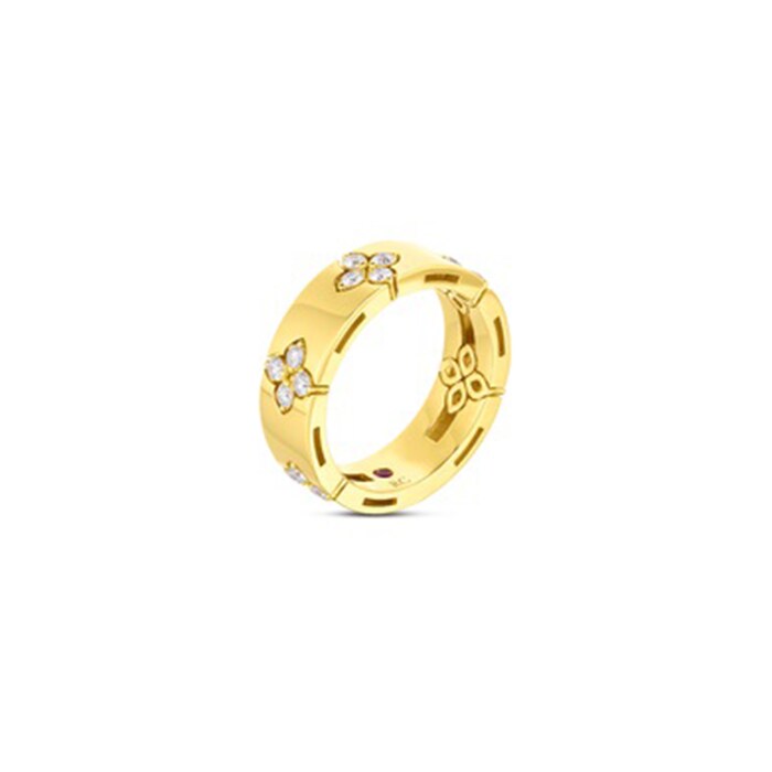 Roberto Coin 18k Yellow Gold 0.45cttw Diamond Verona Band