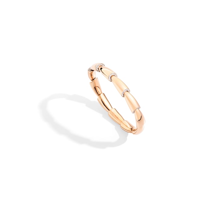 VHERNIER 18K Rose Gold Calla 0.54cttw Diamond Bracelet