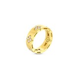 Roberto Coin 18k Yellow Gold 0.45cttw Diamond Love in Verona Band Size 8.5