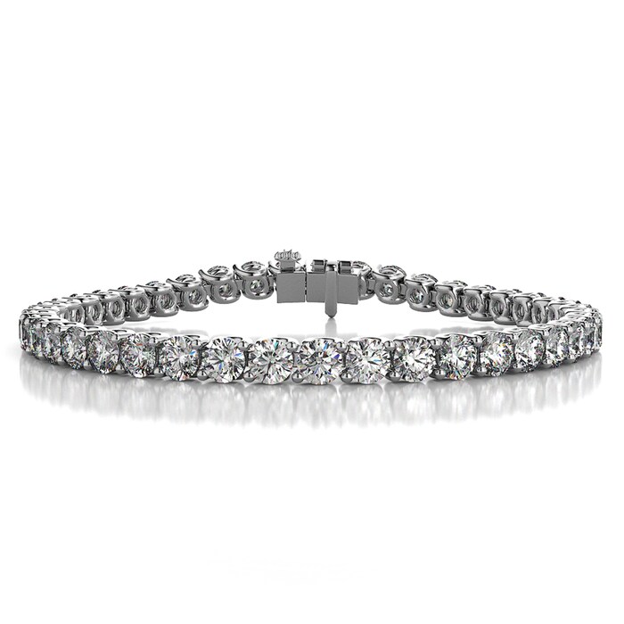 Betteridge 18k White Gold 7.25cttw Diamond Line Bracelet