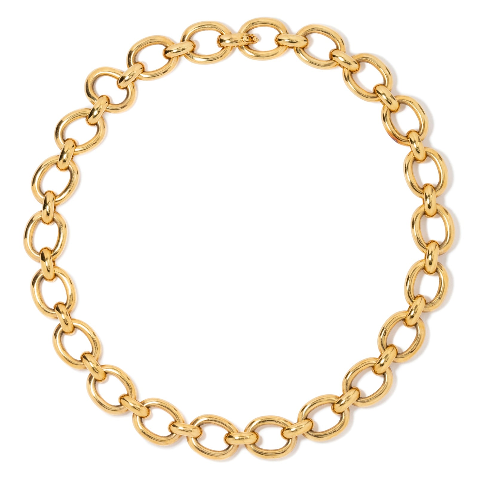 Vintage And Estate Jewelry Vintage 18K Yellow Gold Cartier Necklace