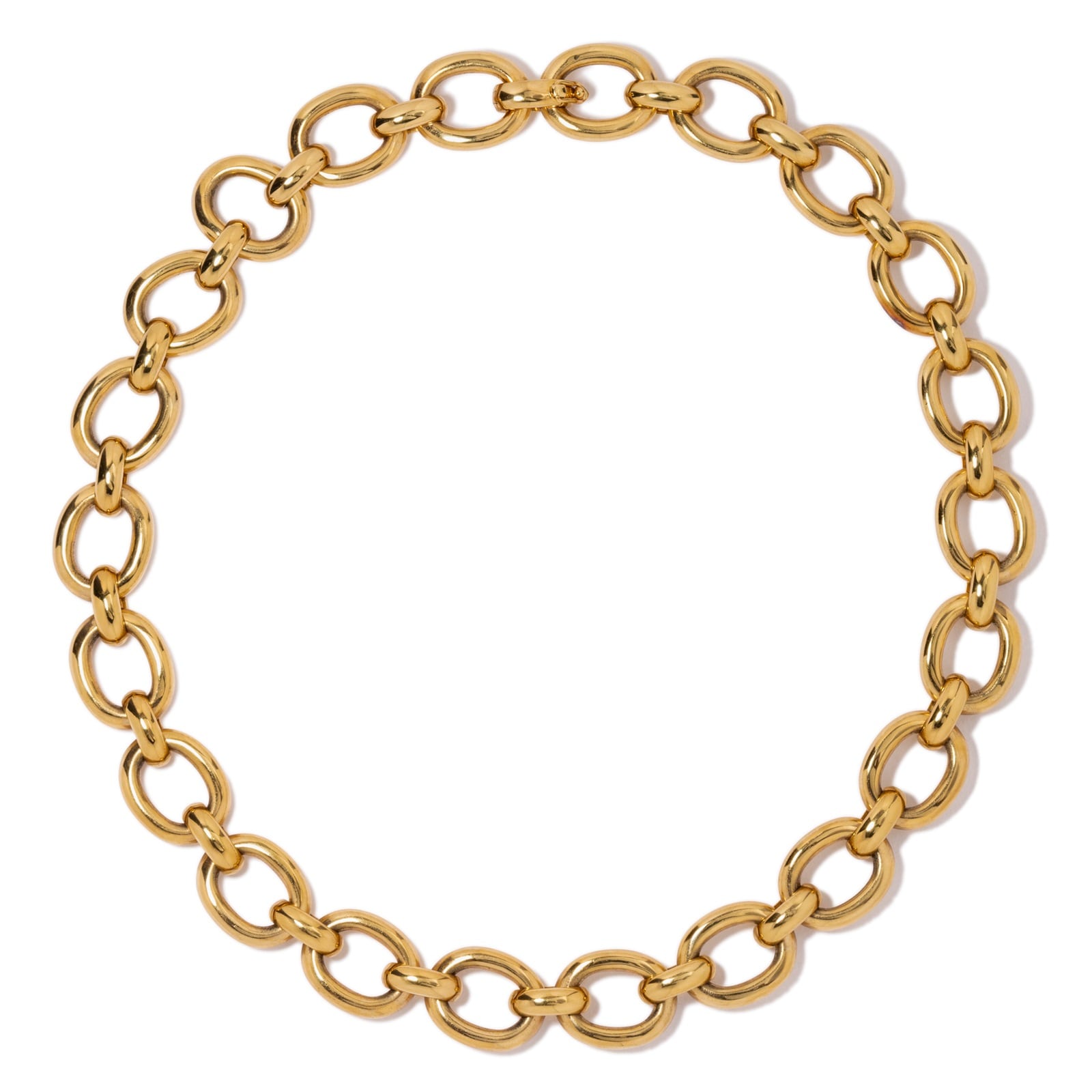 Vintage And Estate Jewelry Vintage 18K Yellow Gold Cartier Necklace