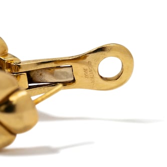 Vintage And Estate Jewelry Contemporary 18K Yellow Gold Cartier Earrings