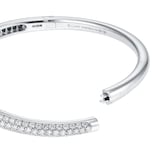Pre-Owned Cartier 18ct White Gold Cartier Pavé Diamond Bangle