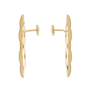 Pre-Owned Cartier 18ct Yellow Gold Cartier "Gentiane" Rice Link Earrings
