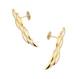 Pre-Owned Cartier 18ct Yellow Gold Cartier "Gentiane" Rice Link Earrings