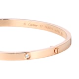 Pre-Owned Cartier Love Bracelet B6047617 - Size 17