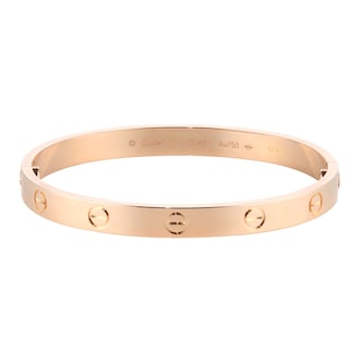 Pre-Owned Cartier Love Bracelet B6035617 - Size 17 Pre-Owned Cartier Love Bracelet B6035617 - Size 17