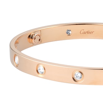 Pre-Owned Cartier Love Bracelet B6040618 - Size 18 Pre-Owned Cartier Love Bracelet B6040618 - Size 18