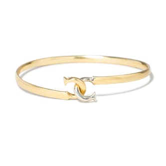 Vintage And Estate Jewelry Vintage 18K Yellow Gold Cartier Interlocking Bracelet