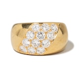 Vintage And Estate Jewelry Vintage 18K Yellow Gold Cartier 2.65cttw Diamond Ring - Ring Size 8.5