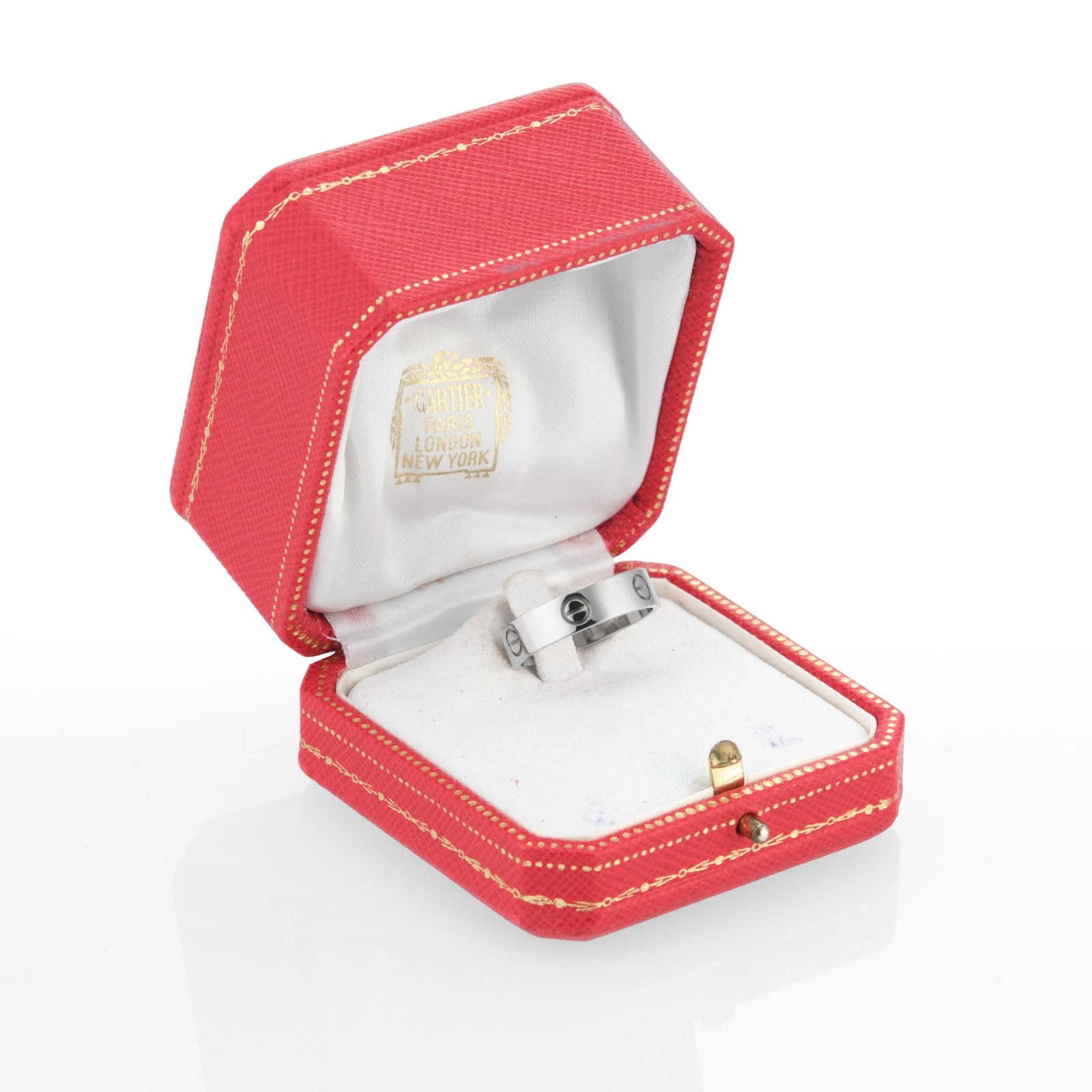 Pre-Owned Cartier 18ct White Gold Ring - Ring Size 9.5 Pre-Owned Cartier 18ct White Gold Ring - Ring Size 9.5