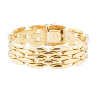 Pre-Owned Cartier 18ct Yellow Gold Bracelet - Size 7.5 Pre-Owned Cartier 18ct Yellow Gold Bracelet - Size 7.5