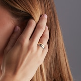 Pre-Owned Cartier 18ct Tri-Gold Trinity De Ring - Ring Size 5.5