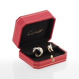 Pre-Owned Cartier 18ct Tri-Gold Trinity De Earrings