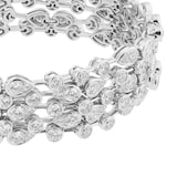Pre-Owned Cartier Platinum 13 Carat Diamonds Bracelet - Size 6.5