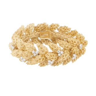 Pre-Owned Cartier 18ct Yellow Gold 3.70ct Vintage Bracelet - Size 7 Pre-Owned Cartier 18ct Yellow Gold 3.70ct Vintage Bracelet - Size 7