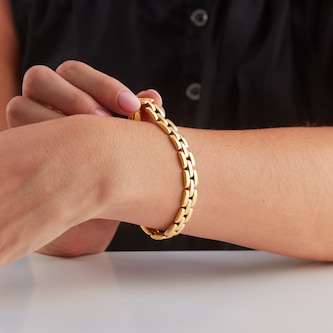 Pre-Owned Cartier 18ct Yellow Gold Bracelet - Size 7.25 Pre-Owned Cartier 18ct Yellow Gold Bracelet - Size 7.25