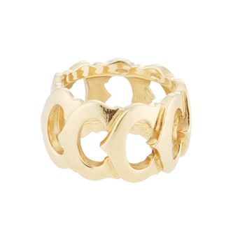 Pre-Owned Cartier 18ct Yellow Gold Vintage Ring - Ring Size 7 Pre-Owned Cartier 18ct Yellow Gold Vintage Ring - Ring Size 7