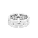 Pre-Owned Cartier 18ct White Gold Ring Round Diamonds - Ring Size 8
