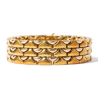 Vintage And Estate Jewelry Pre-Owned 18K Yellow Gold Bulgari Bracelet