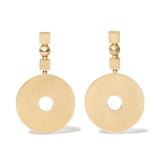 Vintage And Estate Jewelry Elegant 18K Yellow Gold Bulgari Contemporary Earrings