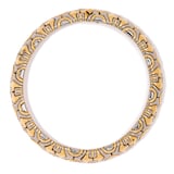Vintage And Estate Jewelry 18K Yellow Gold and Steel Bulgari Vintage Necklace