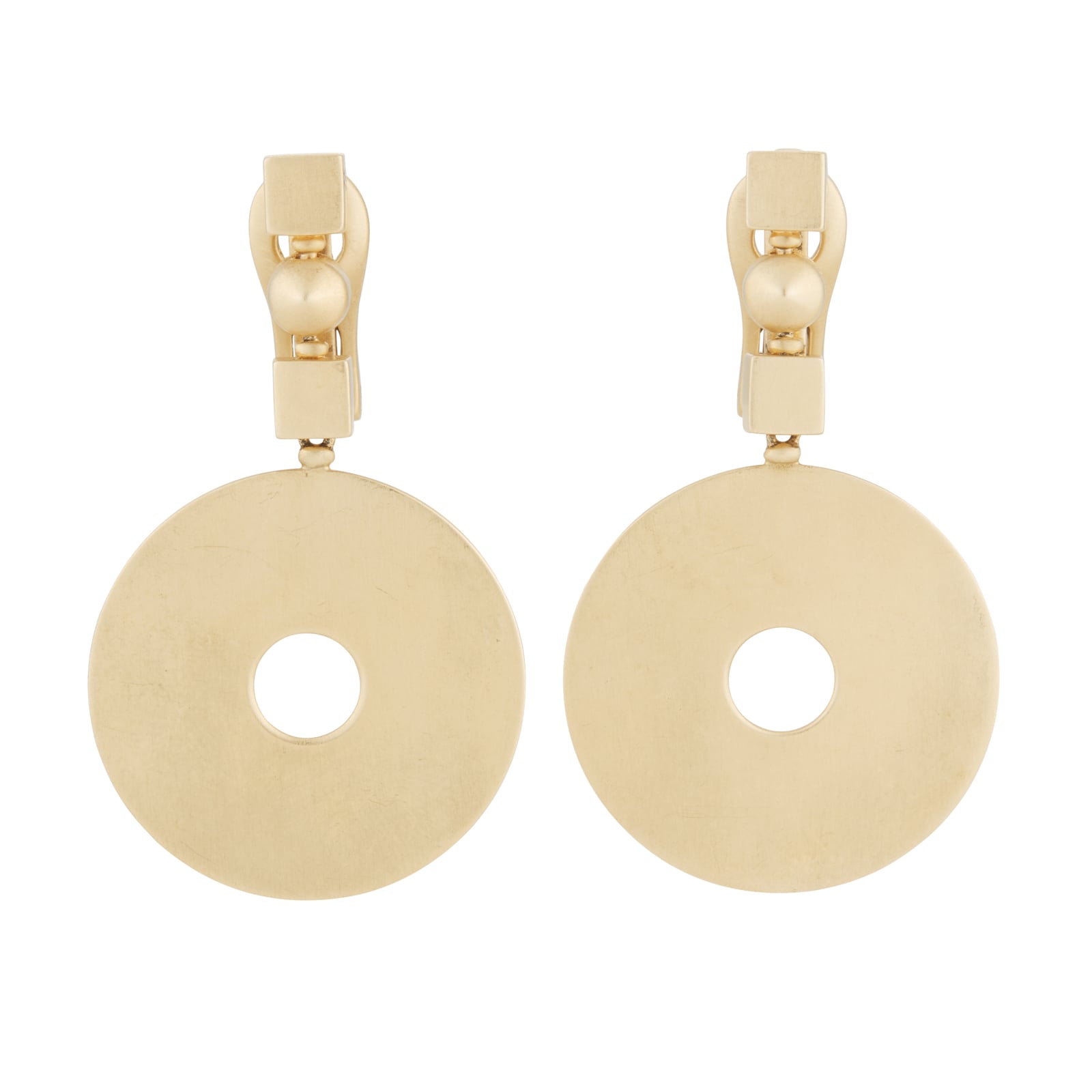 18ct Yellow Gold Drop Earrings